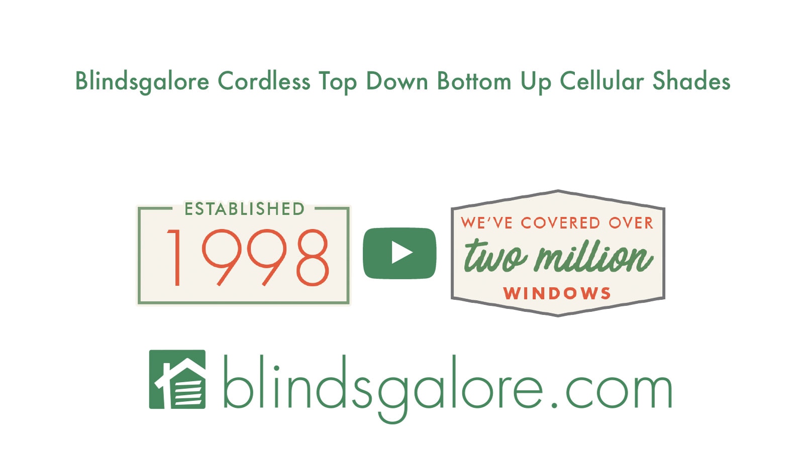 cordless top down bottom up cellular shades